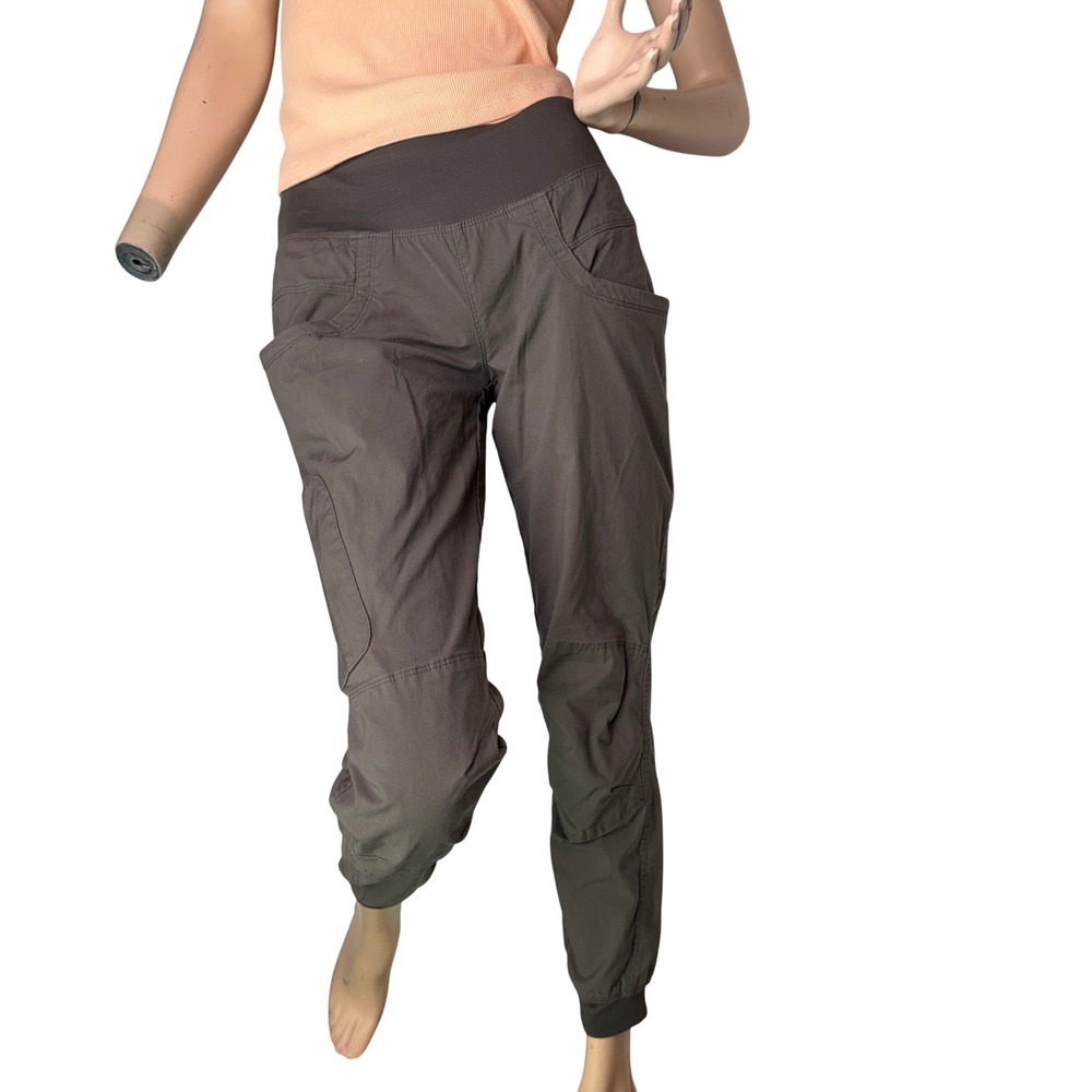 prAna Kanab Joggers Organic Cotton Utility Hiking Pants Grey Gorpcore XS